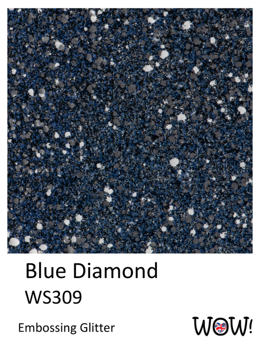 Blue Diamond Embossing Sparkles Blue Diamond Embossing Sparkles