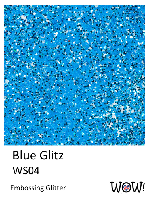 Blue Glitz Embossing Sparkles Blue Glitz Embossing Sparkles