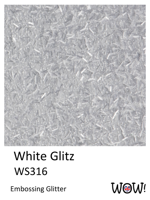 White Glitz Embossing Sparkles White Glitz Embossing Sparkles