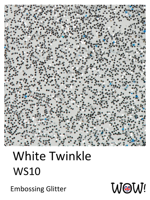 White Twinkle Embossing Sparkles White Twinkle Embossing Sparkles