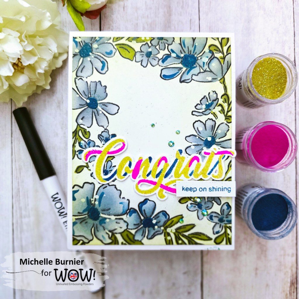 Triple Layered Embossing - WOW Embossing Powder
