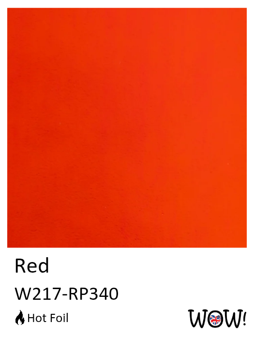 Red Gloss HOT Foil