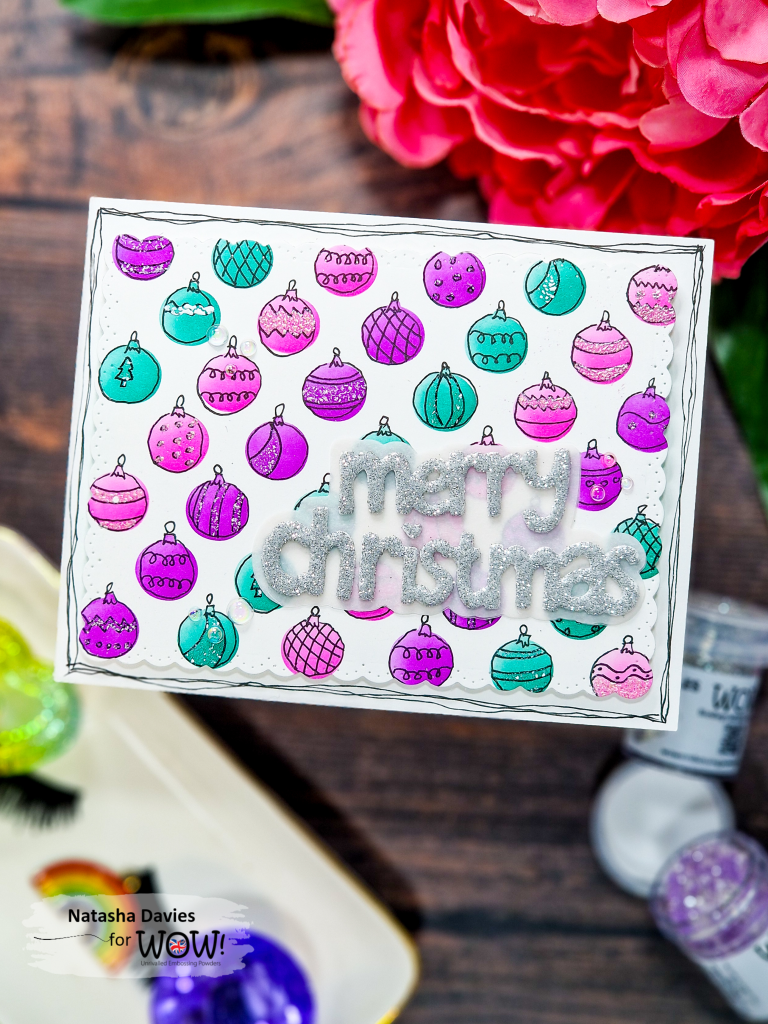 A Non-Traditional Christmas Colour Scheme - WOW Embossing Powder